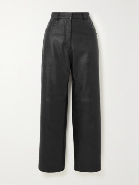 + Net Sustain Vegetarian Leather Straight-leg Pants