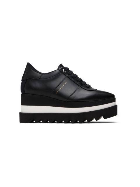 Black Sneak-Elyse Platform Sneakers