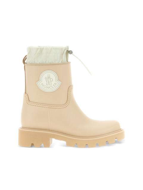 Kickstream drawstring logo-patch rain boots