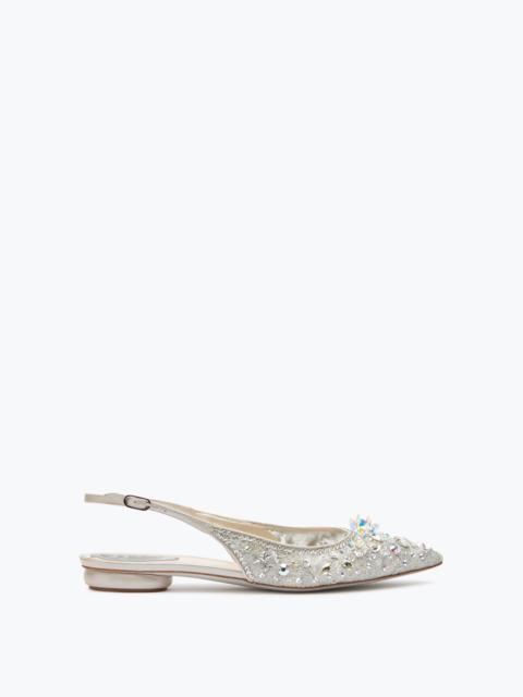 Grey Flat Slingbacks Cinderella