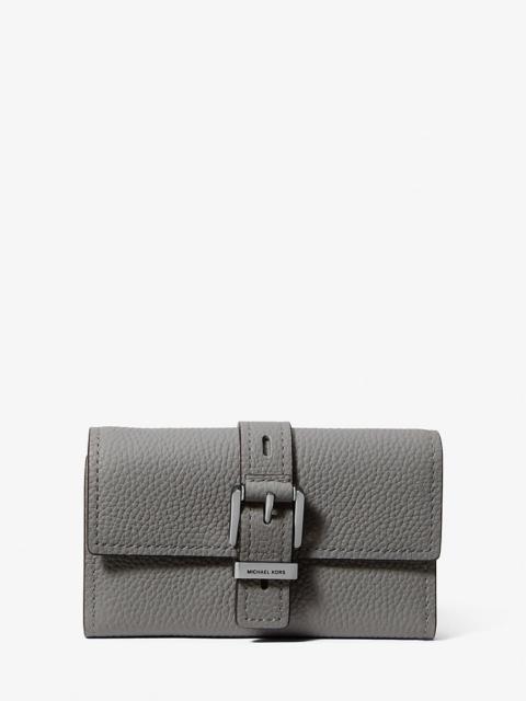 Nolita Medium Pebbled Leather Tri-Fold Wallet