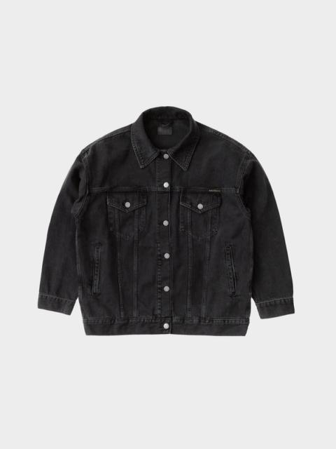 Elin Black Trace Denim Jacket