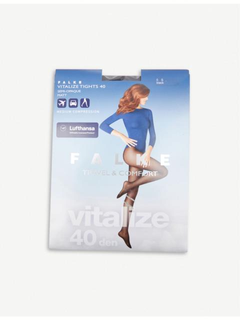 Vitalize 40-denier stretch-woven tights