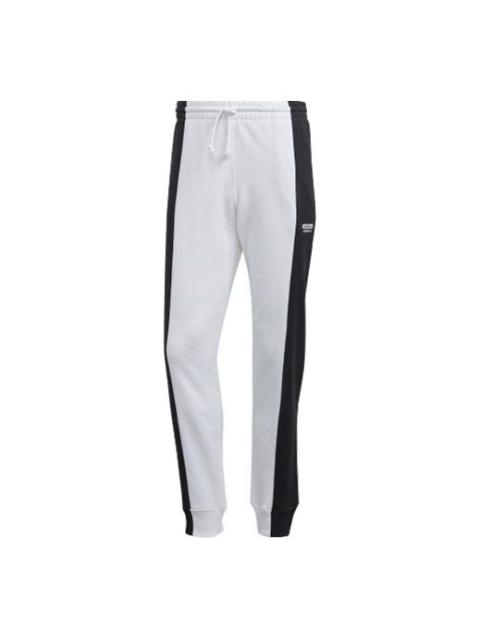 adidas D Sweatp Colorblock Casual Sports Pants White FM2294