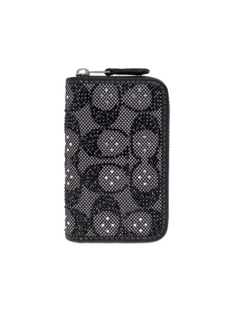 logo-monogram studded wallet