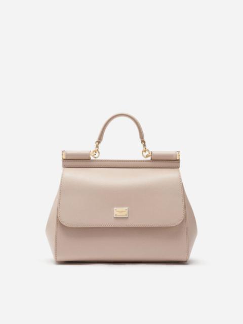 Medium Sicily handbag in dauphine leather