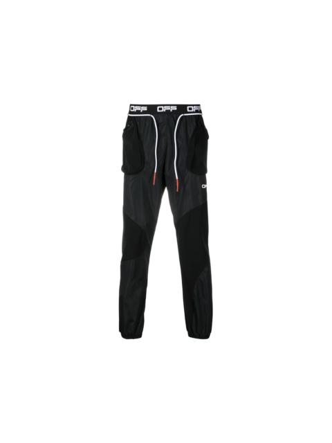 OFF-WHITE Active Technical Joggers Black/White