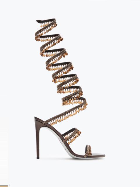 Chandelier Crystal Chestnut Brown Sandal 105