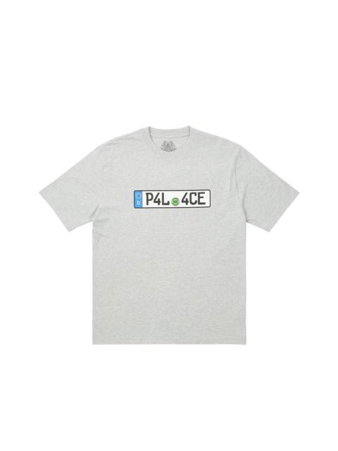 PLATE T-SHIRT GREY MARL