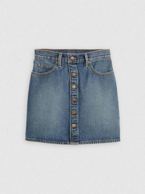 RETRO BUTTON FRONT SKIRT