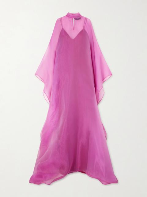 Sphinx Organza Turtleneck Gown