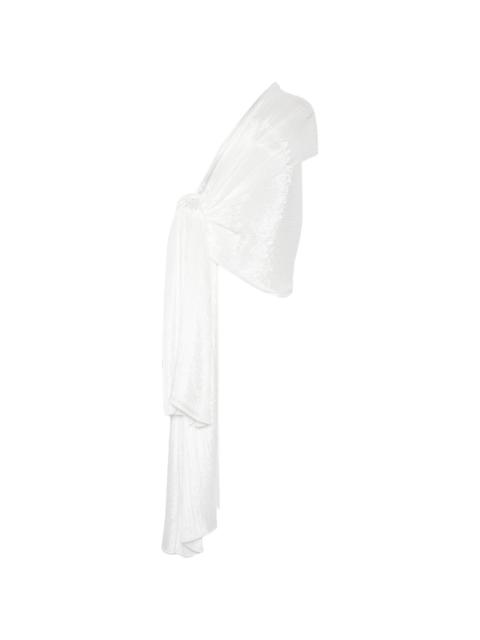 plissé scarf