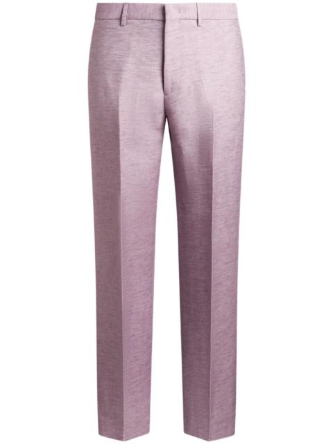 straight-leg trousers