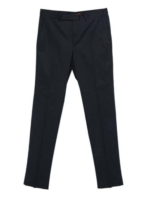 concealed-fastening tailored trousers
