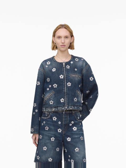 SEQUIN DAISY CROPPED JACKET