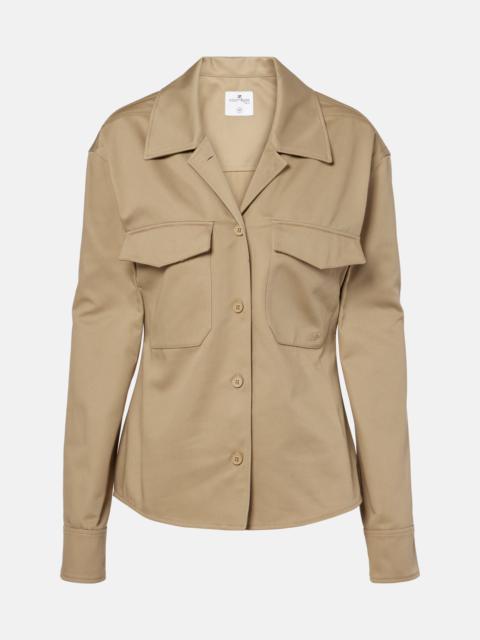 Gabardine shirt