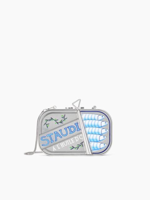 STAUD STAUDINES TIN CLUTCH SILVER MULTI