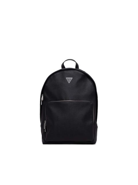 logo-plaque backpack