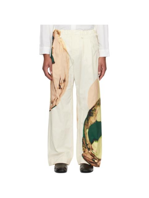 Beige Agate Trousers
