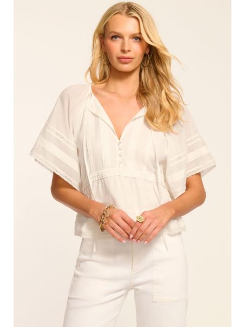 Sherry Voile Peasant Blouse