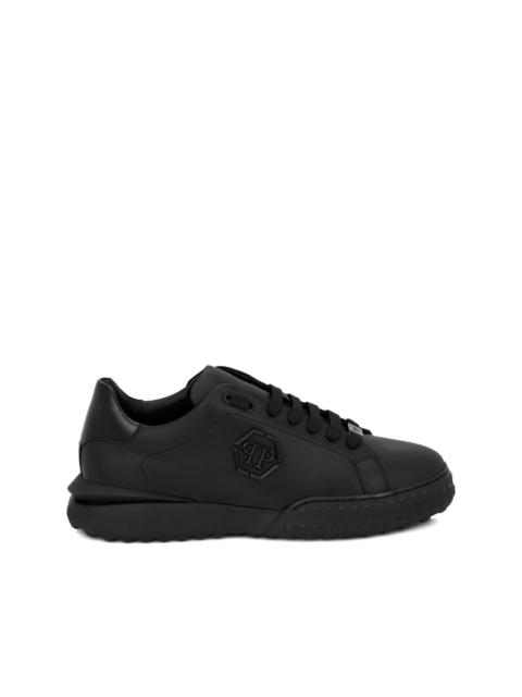 hexagon nappa leather low-top trainers