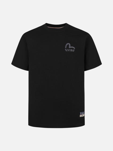 Seagull and Brand Logo Print Regular Fit T-shirt