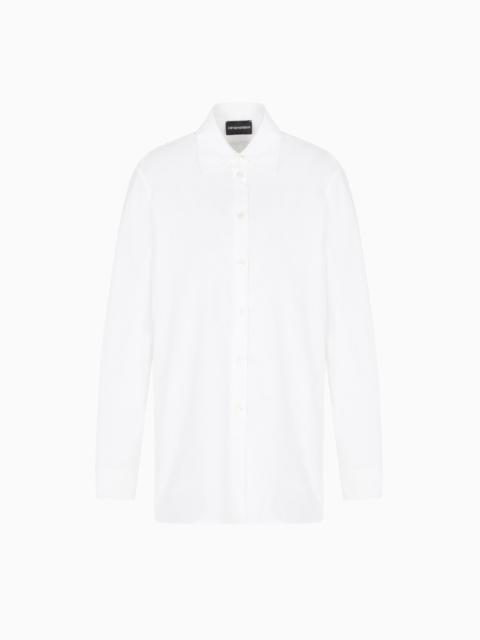 WINTER URBANISM CAPSULE COLLECTION POLISHED COTTON OVERSIZED SHIRT