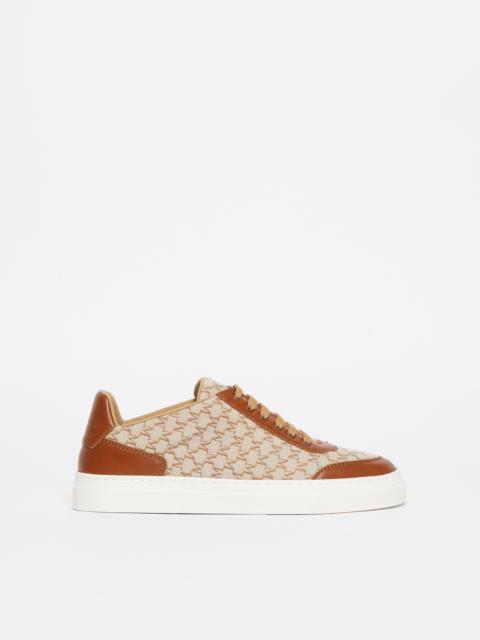 CITYSNEAKER Jacquard-knit monogram sneakers