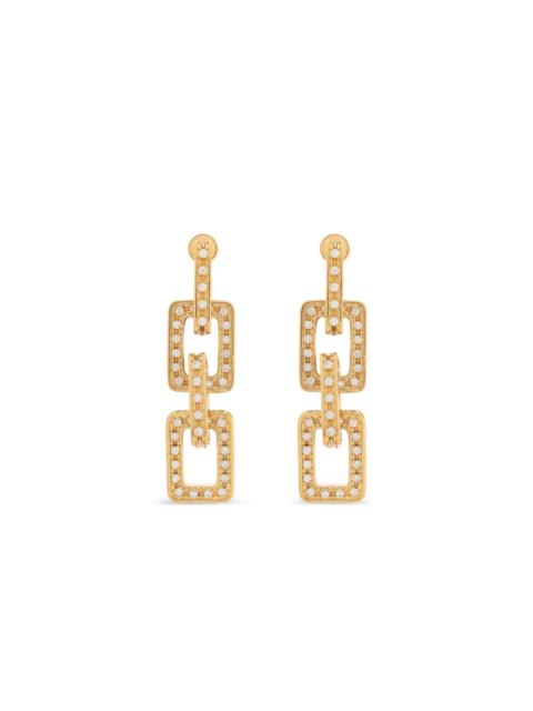 crystal-embellished earrings