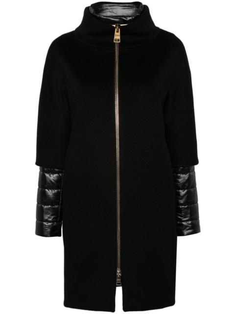 detachable-panels virgin-wool coat