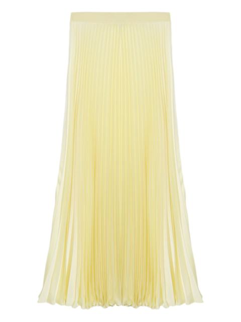 Melanie pleated midi skirt