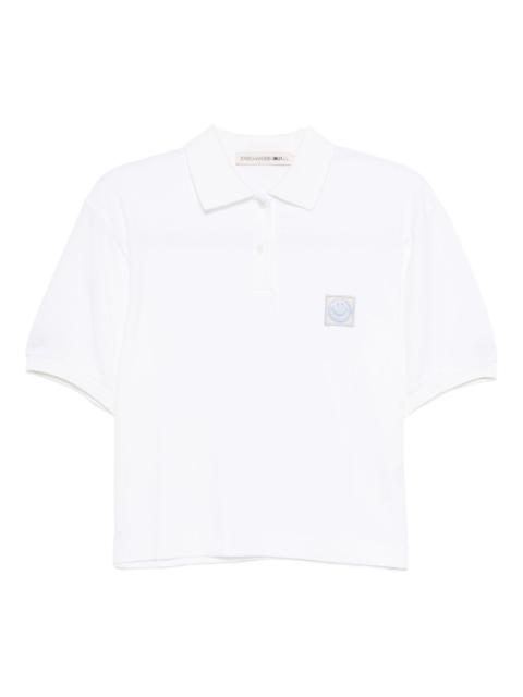 piquet smiley polo shirt