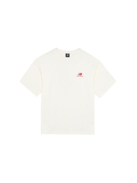 New Balance Cartoon Logo T-shirt 'Beige' AMT22392-IV