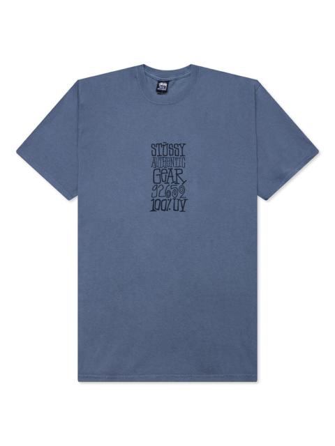 AUTHENTIC GEAR PIGMENT DYED TEE - NAVY