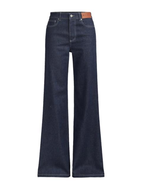 STRETCH DENIM 5-POCKET TROUSERS