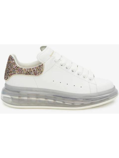 Alexander McQueen Oversized White Candy Glitter (Women's)