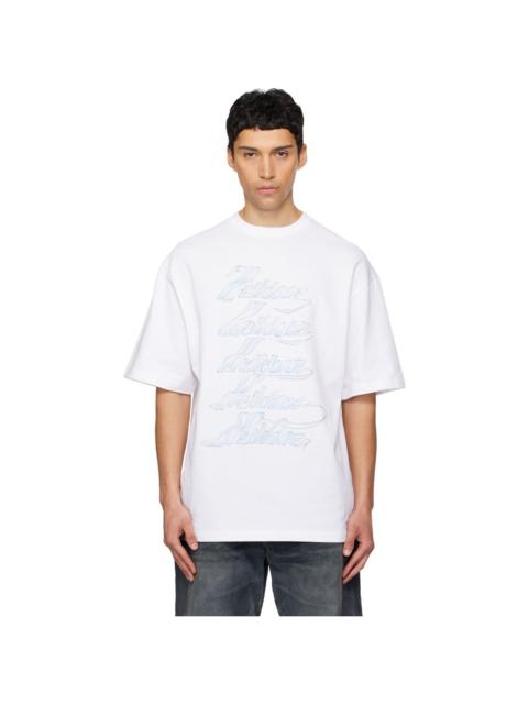 White 'WE11DONE' Multi Logo T-shirt