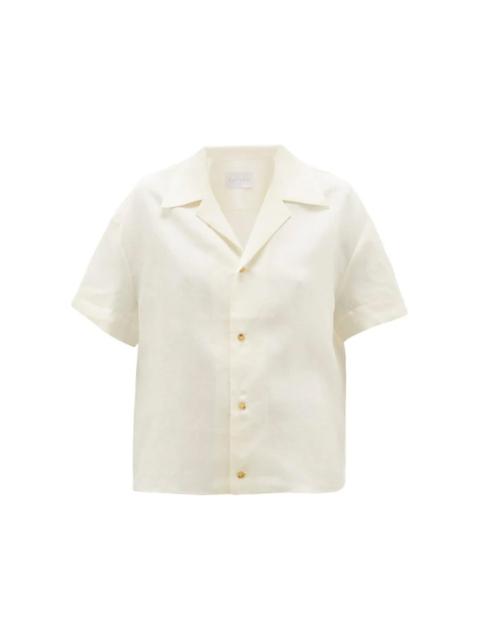 The Prague Linen Shirt ivory