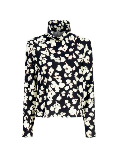 Ansel floral-print blouse