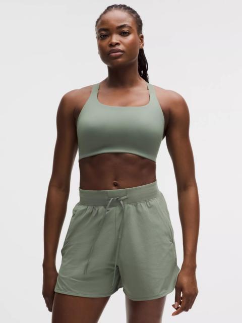 Ultralu Square-Neck Workout Bra *Medium Support, D/DD Cup