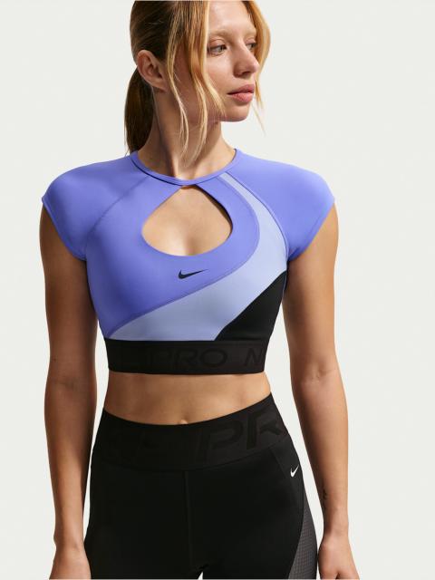 Nike Pro Sculpt Women's Medium-Support Padded Short-Sleeve Sports Bra