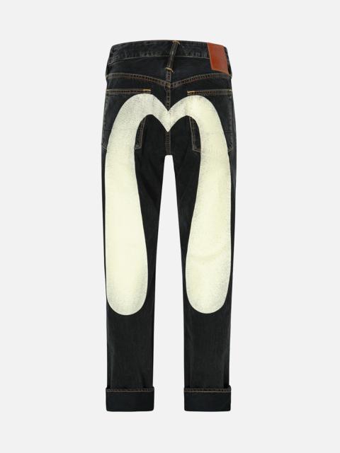 Daicock Print Baggy Fit Denim Jeans #2000