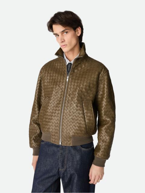 Intrecciato Leather Blouson