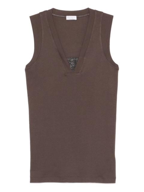 V-neck vest