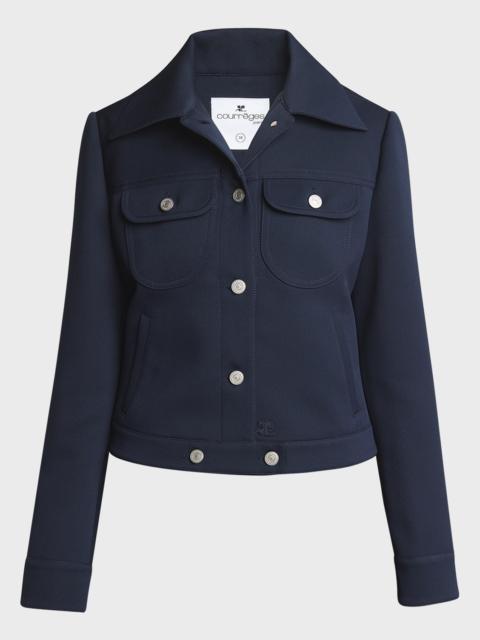 Signature Twill Trucker Jacket