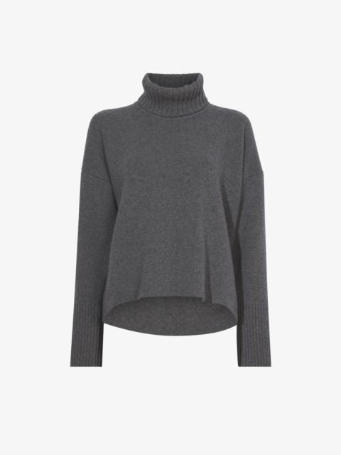 Proenza Schouler Sandra Turtleneck in Eco Doubleface Cashmere | REVERSIBLE