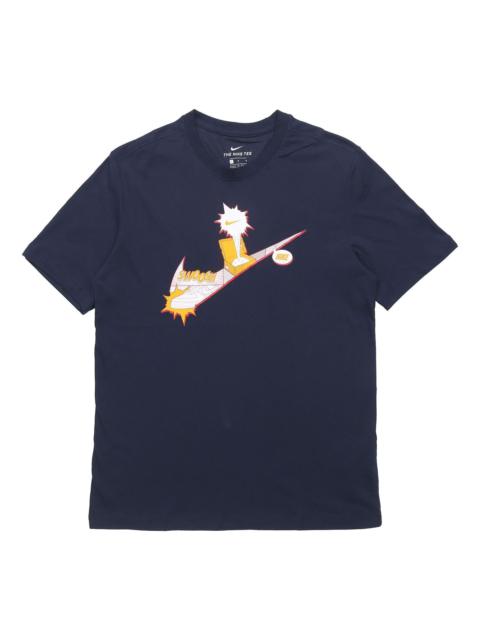 Nike AS M Nike Sportswear NSW Tee Shoe swoosh Short Sleeve Blue CT6524-451