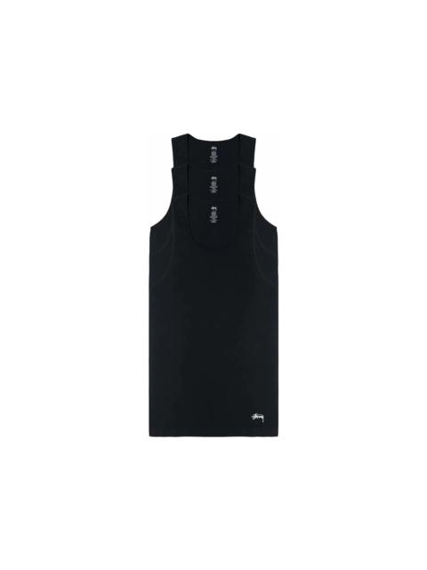 Stussy Tank Tops (3 Pack) Black