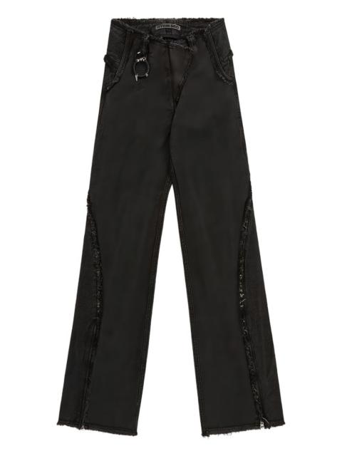 frayed-detailing jeans