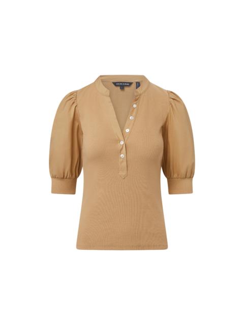 CORALEE PUFF-SLEEVE TEE